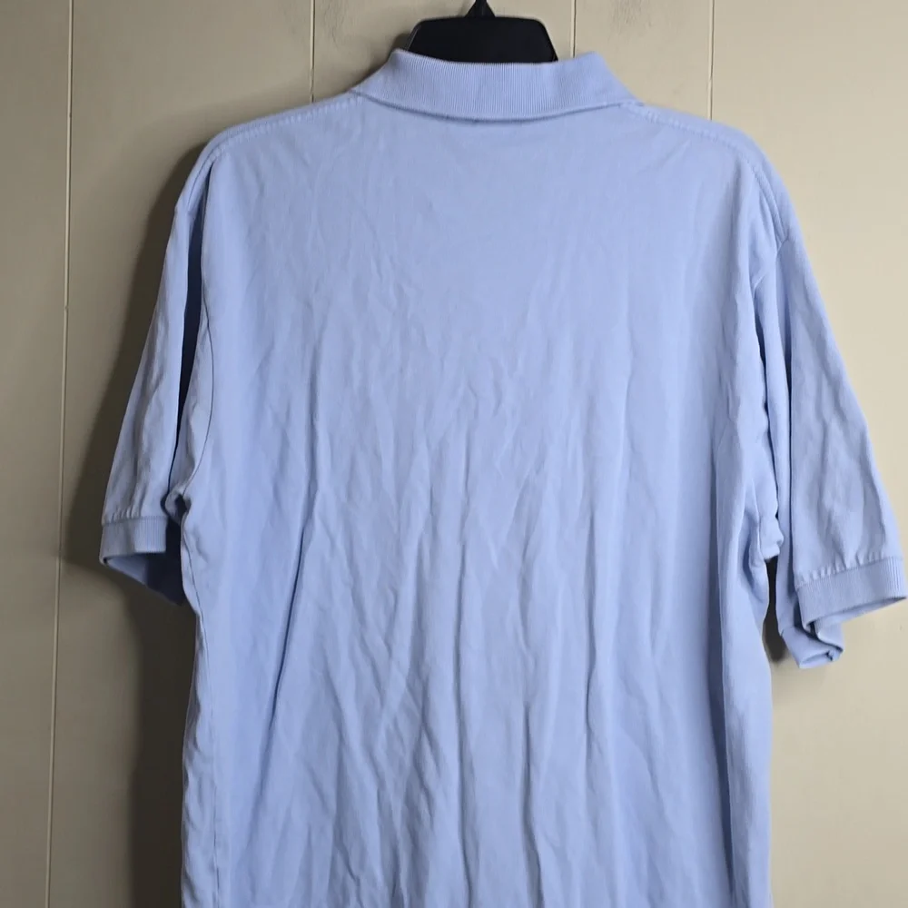 Polo by Ralph Lauren Men's Light Blue Polo Shirt Large